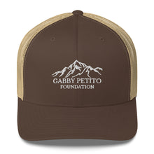 Load image into Gallery viewer, Gabby Petito Foundation Logo Trucker Cap. One size snap back!