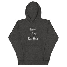 Load image into Gallery viewer, BURN AFTER READING Soft Cozy Hoodie