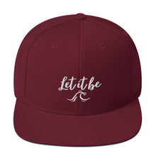 Load image into Gallery viewer, Let it be Snapback Hat