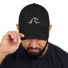 Load image into Gallery viewer, Wave and Logo Distressed Dad Hat