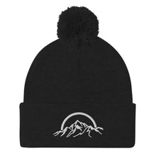 Load image into Gallery viewer, Mountain Logo Embroidered Pom-Pom Beanie