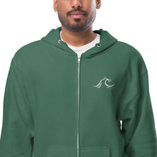 Load image into Gallery viewer, Wave Soft Fleece Zip Up Hoodie