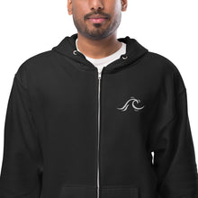 Load image into Gallery viewer, Wave Soft Fleece Zip Up Hoodie