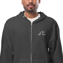 Load image into Gallery viewer, Wave Soft Fleece Zip Up Hoodie