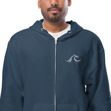Load image into Gallery viewer, Wave Soft Fleece Zip Up Hoodie