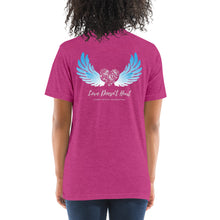 Load image into Gallery viewer, Love Doesn't Hurt Angel Wings Short Sleeve Unisex t-shirt