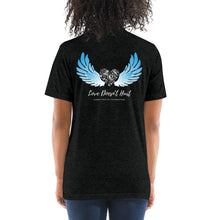 Load image into Gallery viewer, Love Doesn't Hurt Angel Wings Short Sleeve Unisex t-shirt