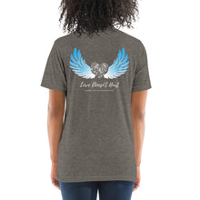 Load image into Gallery viewer, Love Doesn't Hurt Angel Wings Short Sleeve Unisex t-shirt