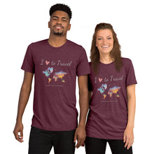 Load image into Gallery viewer, Love to Travel Short sleeve Unisex T-shirt