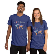 Load image into Gallery viewer, Love to Travel Short sleeve Unisex T-shirt