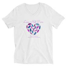 Load image into Gallery viewer, Love not Pain Unisex Short Sleeve V-Neck T-Shirt
