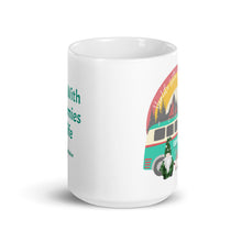 Load image into Gallery viewer, Gnomies Vanlife White Glossy Mug