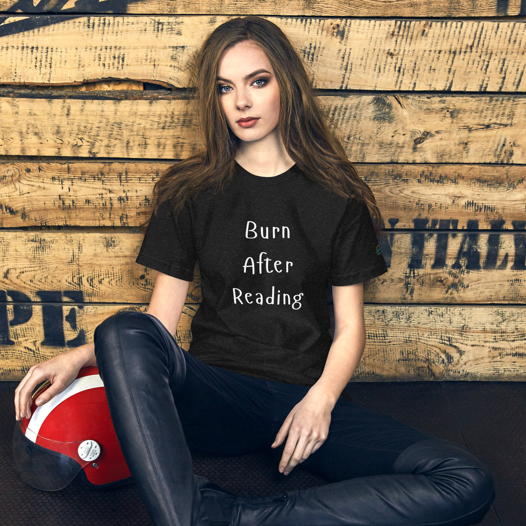 *NEW* *LIMITED* Burn After Reading Unisex t-shirt