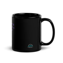 Load image into Gallery viewer, Everyone deserves to be safe - Black Glossy Mug
