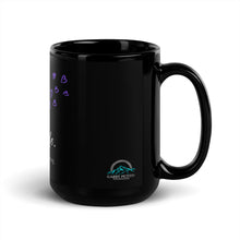 Load image into Gallery viewer, Everyone deserves to be safe - Black Glossy Mug
