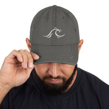 Load image into Gallery viewer, Wave Distressed Dad Hat
