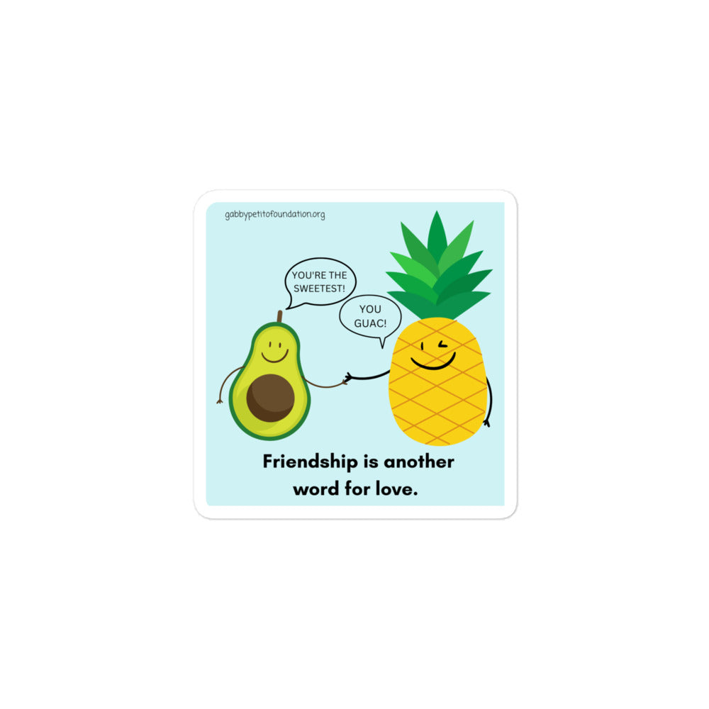 Avocado Pineapple Cute Bubble-free sticker *NEW*