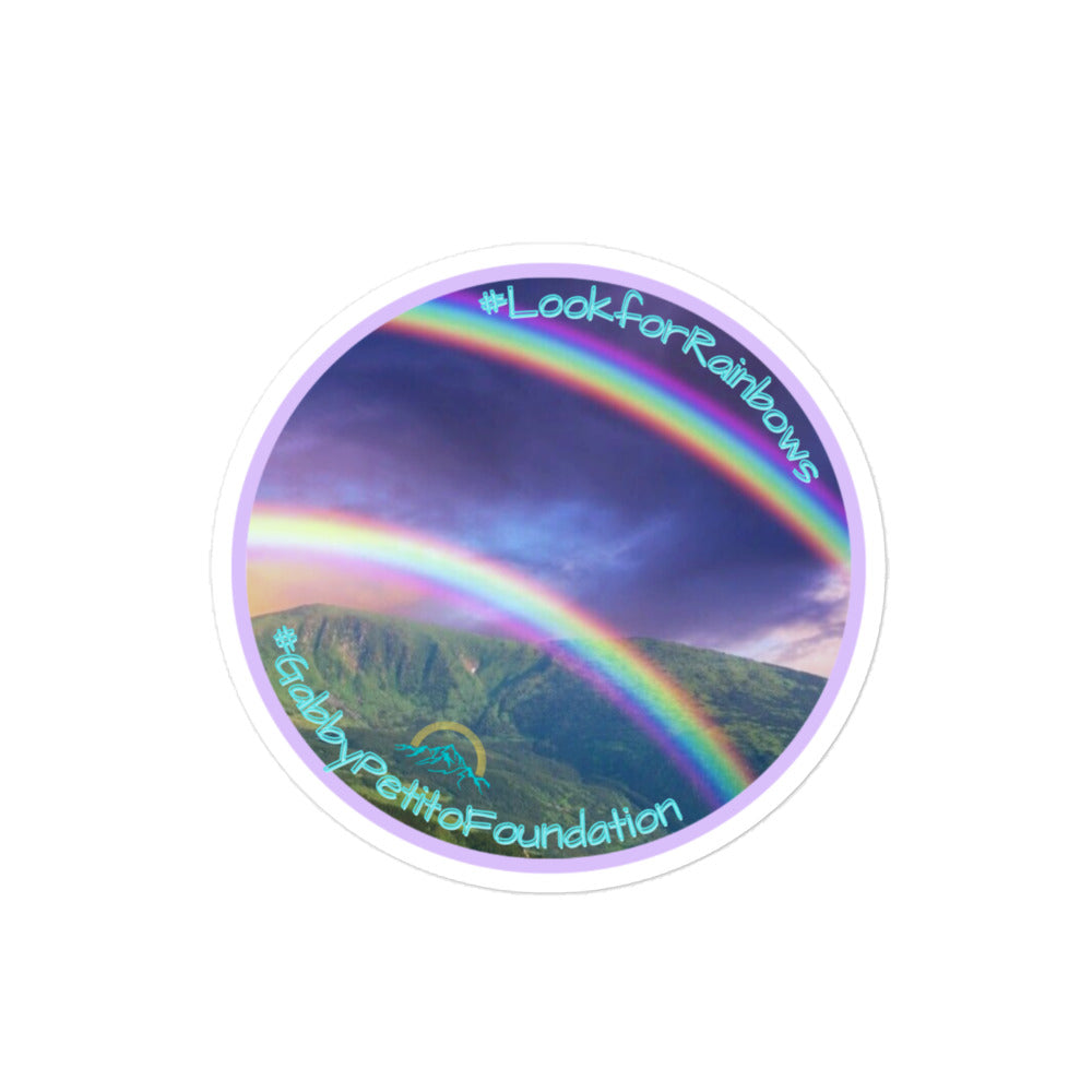 #LookforRainbows Bubble-free stickers