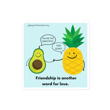 Load image into Gallery viewer, Avocado Pineapple Cute Bubble-free sticker *NEW*
