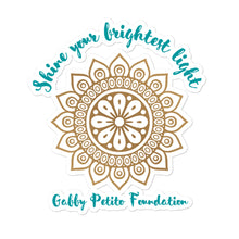 Load image into Gallery viewer, Shine Your Brightest Light Gabby Petito Foundation STICKER
