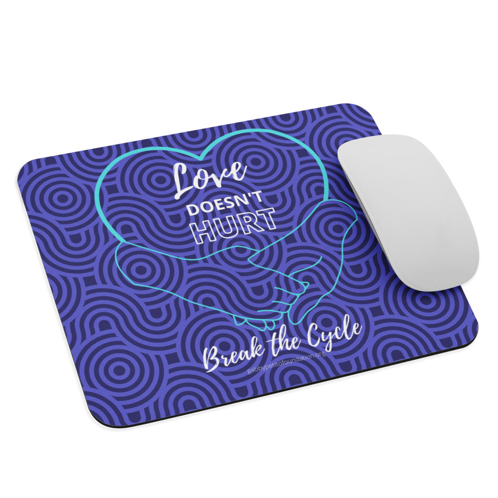 Love Doesn't Hurt Mouse Pad Gabby Petito Foundation