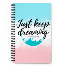 Load image into Gallery viewer, Gabby Petito Foundation Keep Dreaming Spiral notebook
