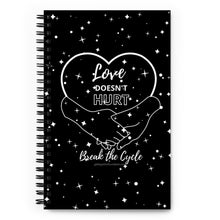 Load image into Gallery viewer, Love Doesn&#39;t Hurt Spiral Notebook Gabby Petito Foundation
