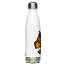 Load image into Gallery viewer, With Brave Wings she Flies Stainless Steel Water Bottle
