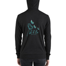 Load image into Gallery viewer, Let it be Butterfly Unisex Zip Hoodie
