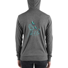 Load image into Gallery viewer, Let it be Butterfly Unisex Zip Hoodie
