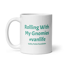 Load image into Gallery viewer, Gnomies Vanlife White Glossy Mug
