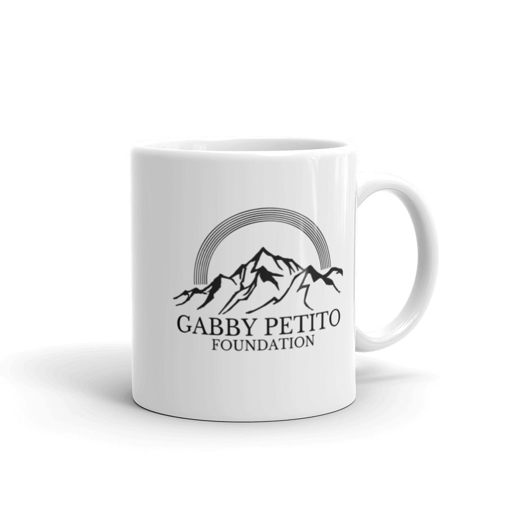 Let it be Gabby Petito Foundation White glossy mug