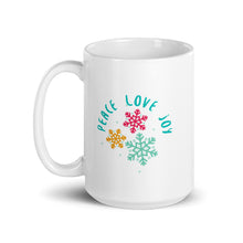 Load image into Gallery viewer, Christmas in the Van Large White Glossy Mug
